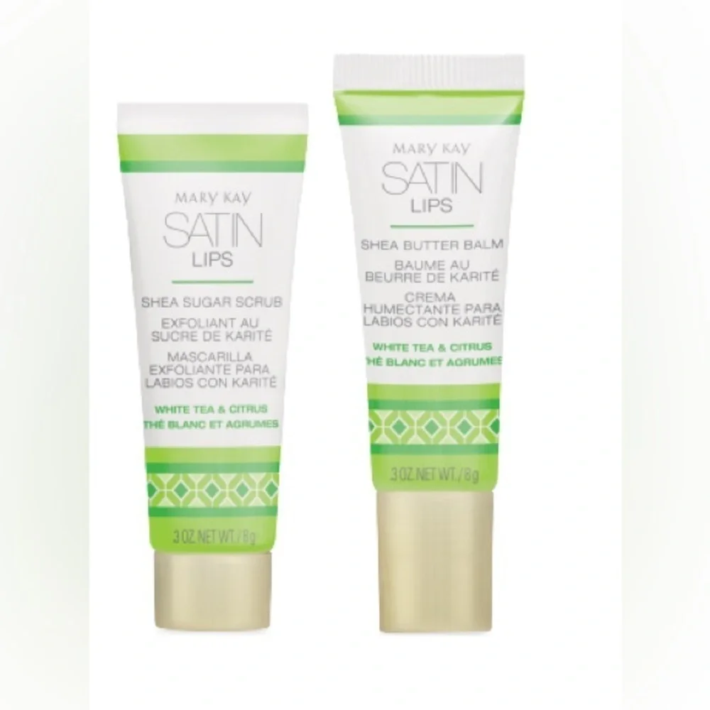 Mary Kay White Tea & Citrus Satin Lips set .3oz